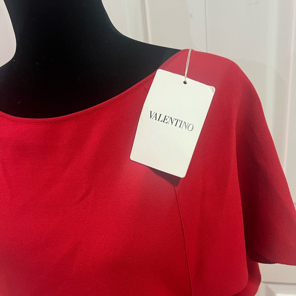 NWD VALENTINO GARAVANI RUFFLE KNIT DRESS - Picture 2 of 9